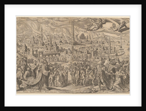 The Fall of Babylon, 1569 by Philip Galle