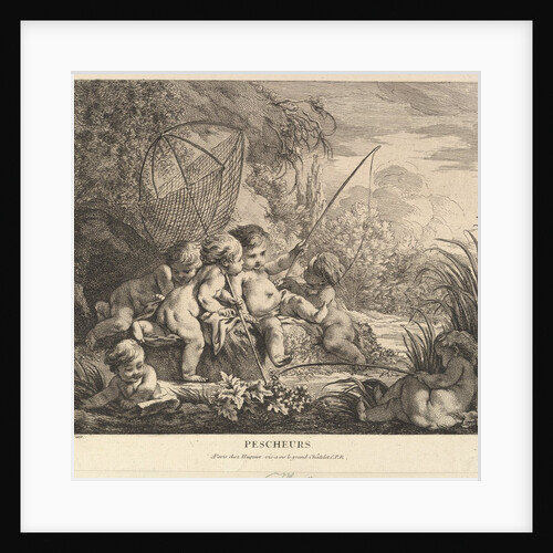 Children Fishing, ca. 1738 by Pierre Alexandre Aveline