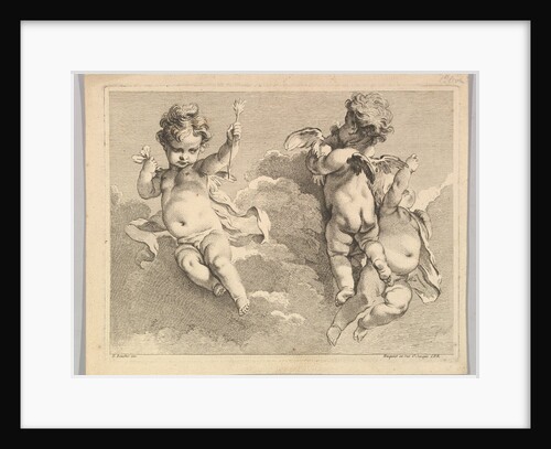 Trois Amours dont un tient une flèche, from Premier… by Pierre Alexandre Aveline