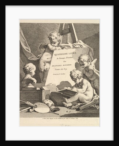 Frontispiece, 1727-60 by Pierre Alexandre Aveline