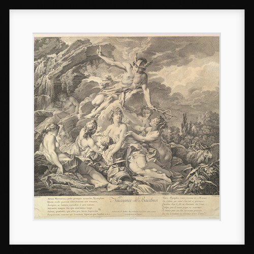 Naissance de Bacchus, 18th century by Pierre Alexandre Aveline