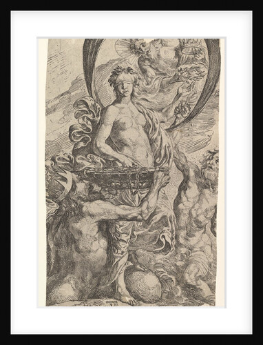 Jupiter, Pluto and Neptune Offering their Riches to Fortune, 1624 by Pierre Brebiette