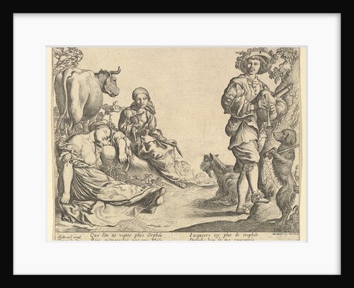 Bagpipe Player, 1610-50 by Pierre Brebiette