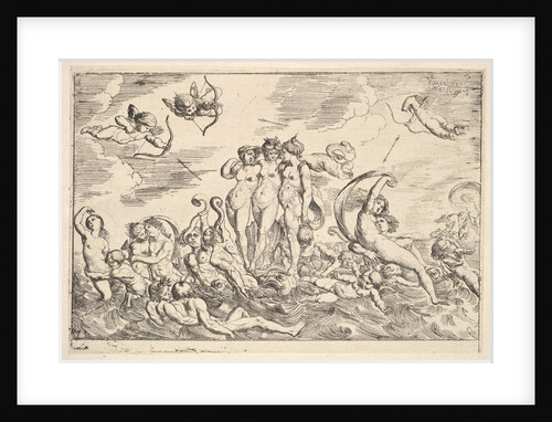 Triumph of Galatea, 1610-42 by Pierre Brebiette