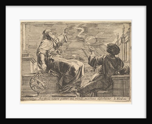 Two Philosophers Watching an Eclipse, 1615-42 by Pierre Brebiette