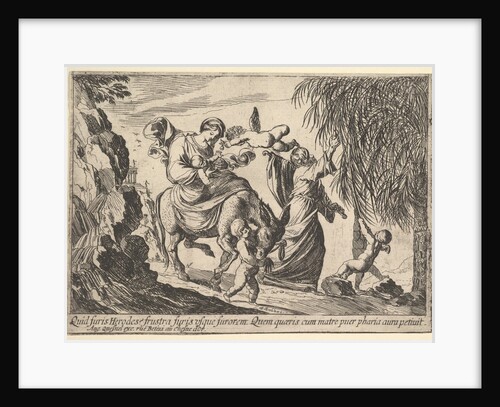 Angels Giving Dates to Child, 1610-42 by Pierre Brebiette