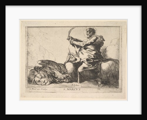 St. Mark, 1615-42 by Pierre Brebiette