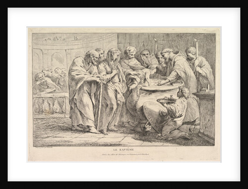 The Baptism, ca. 1734 by Pierre Charles Tremolieres