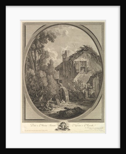 Paysage au Moulin, 18th century by Pierre Francois Laurent