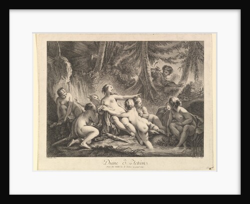 Diana and Acteon by Pierre Francois Tardieu