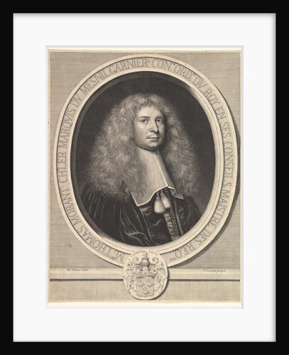 Portrait of the Marquis du Mesnilgarnier, 17th century by Pierre Lombart