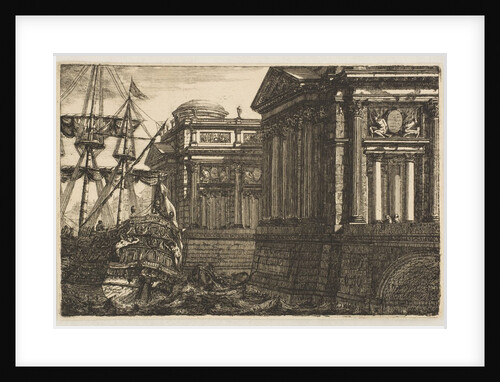 Port Scene, ca. 1760 by Pierre Moreau