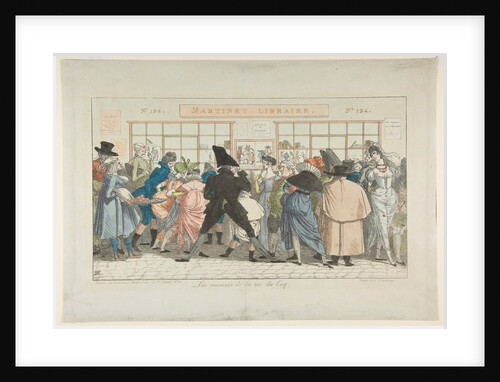 Les Musards de la Rue du Coq, 1805 by Pierre Nolasque Bergeret