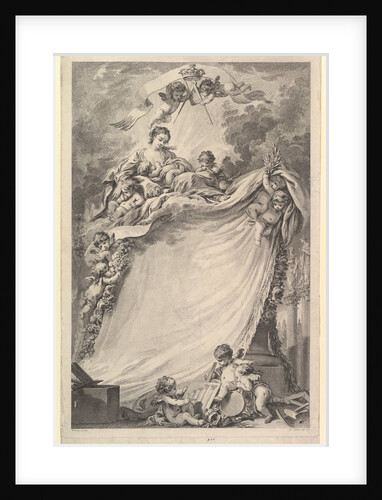 Diploma of Free Masons of Bordeaux, 1765-66 by Pierre Philippe Choffard