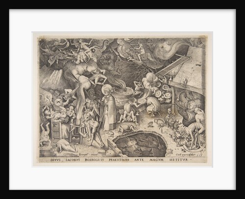 St. James and the Magician Hermogenes from The Story of the Magician Hermogenes, 1565 by Pieter van der Heyden