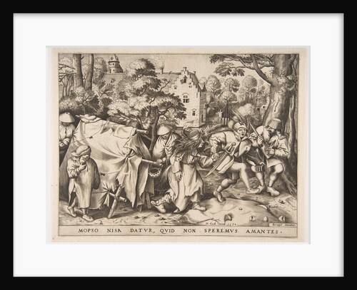 The Dirty Bride or the Marriage of Mopsus and Nisa, 1570 by Pieter van der Heyden