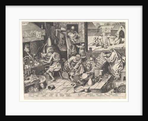 The Alchemist, after 1558 by Philip Galle