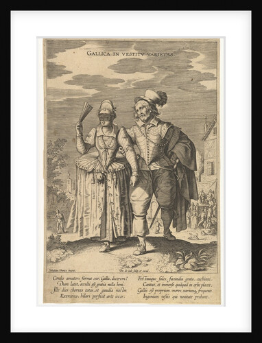 Gallica in Vestitu Varietas, from Fashions of Different Nations by Pieter de Jode I