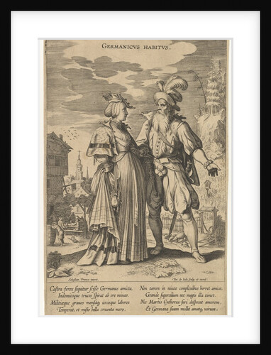 Germanicus Habitus, from Fashions of Different Nations by Pieter de Jode I