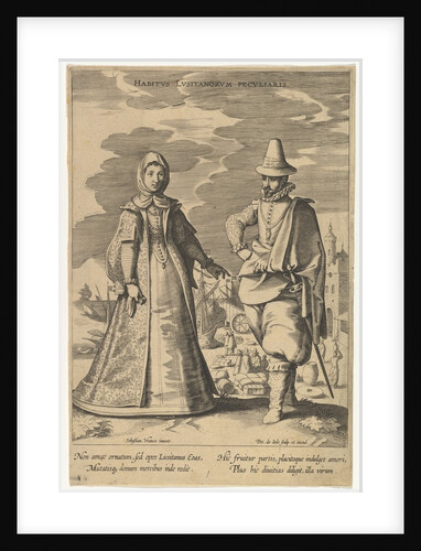 Habitus Lusitanorum Peculiaris, from Fashions of Different Nations by Pieter de Jode I