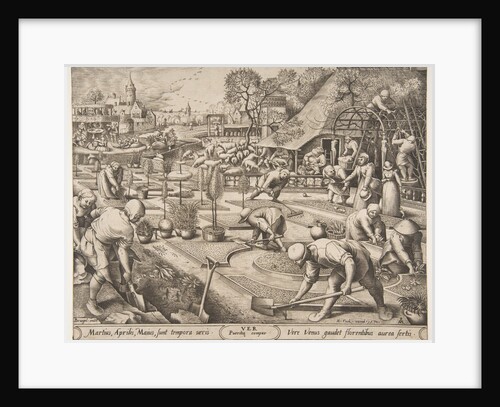 Spring from The Seasons, 1570 by Pieter van der Heyden