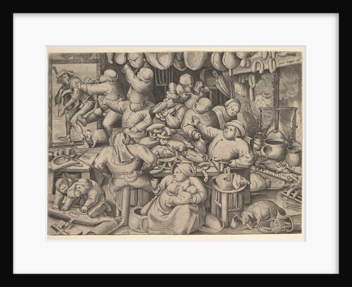 The Fat Kitchen, 1563 by Pieter van der Heyden