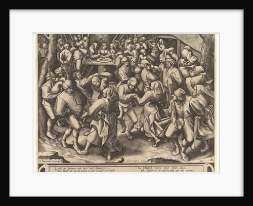 The Peasant Wedding Dance, after 1570 by Pieter van der Heyden