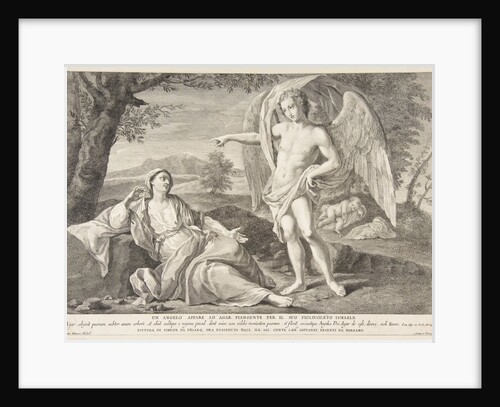 An angel appearing to Hagar, 1727-72 by Pietro Monaco