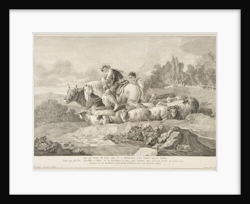 One of the Sons of Noah who Goes to Populate a Part of the Earth, 1743-63 by Pietro Monaco