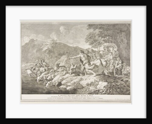 The miracle of the bitter water made swee by Pietro Monaco