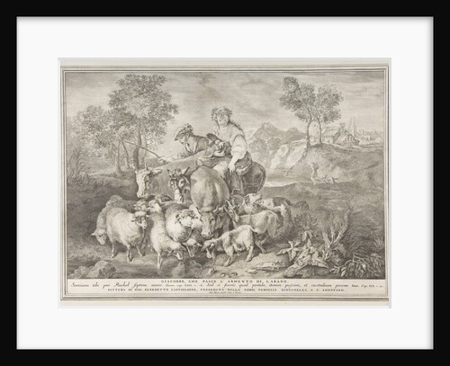 Jacob tending Laban's flock, 1743-63 by Pietro Monaco