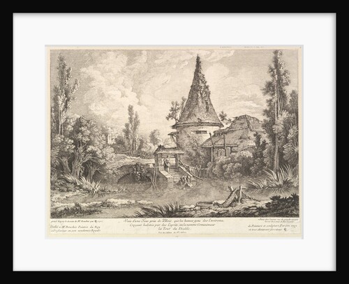 View of Tower near Blois, mid 18th century by Quentin Pierre Chedel