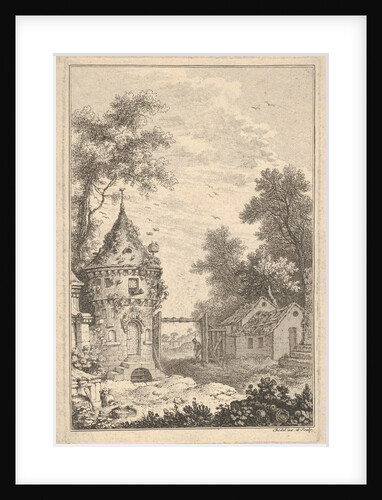 Garden Scene by Quentin Pierre Chedel