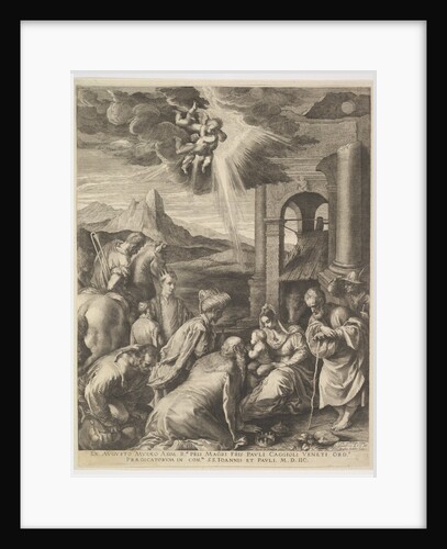 Adoration of the Magi, 1598 by Raphael Sadeler