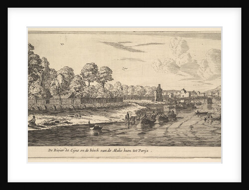 The River Seine at the Bend of the Mall, 17th century by Reinier Zeeman