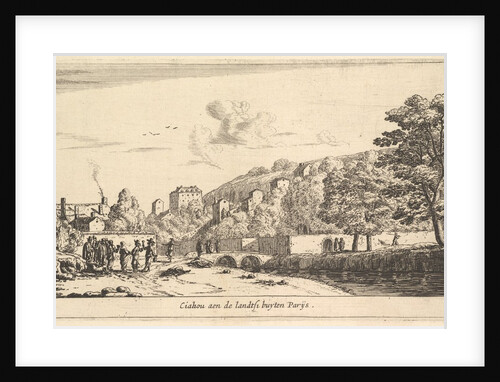 View of Chaillot in Paris, 17th century by Reinier Zeeman