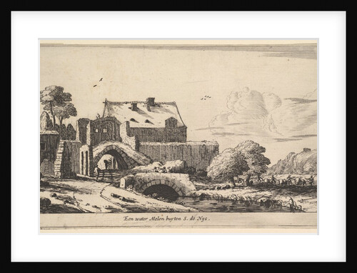 A Water Mill near St. Denis, 17th century by Reinier Zeeman