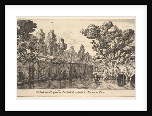 The Garden of M. de Nue Outside of the Suburb of S. Marceau near Paris, 17th century by Reinier Zeeman