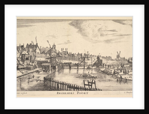 Regeliers Poort, mid-17th century by Reinier Zeeman