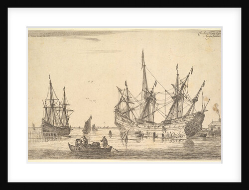 Men Caulking the Hull of a Ship, 17th century by Reinier Zeeman