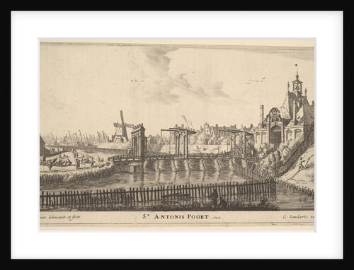 St. Antonis Poort, Amsterdam, mid-17th century by Reinier Zeeman