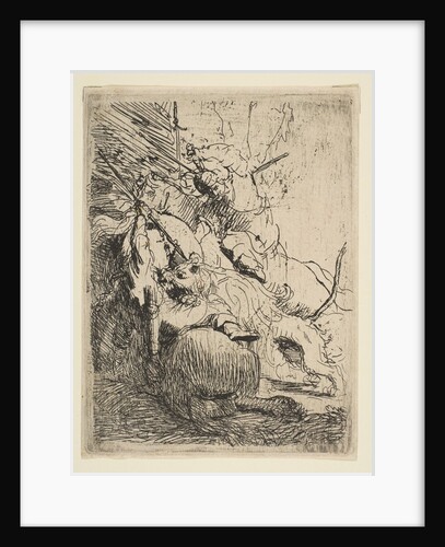 The Small Lion Hunt, ca. 1629 by Rembrandt Harmensz van Rijn
