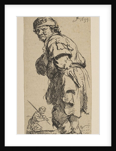 A Peasant Calling Out: 'T is vinnich kout', 1634 by Rembrandt Harmensz van Rijn