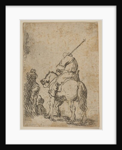 Turbaned Soldier on Horseback, ca. 1629 by Rembrandt Harmensz van Rijn