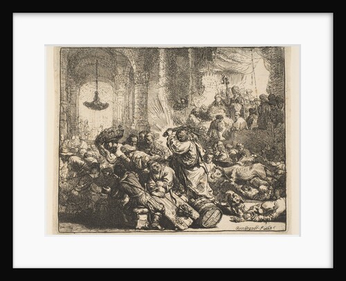 Christ Driving the Money-Changers from the Temple, 1635 by Rembrandt Harmensz van Rijn