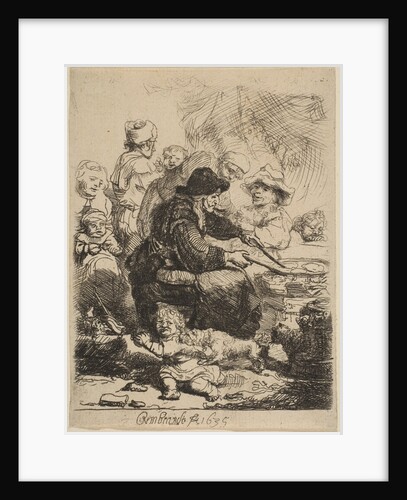 The Pancake Woman, 1635 by Rembrandt Harmensz van Rijn
