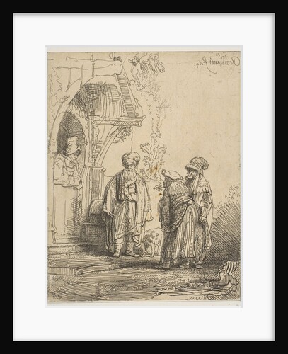 Three Oriental Figures, 1641 by Rembrandt Harmensz van Rijn