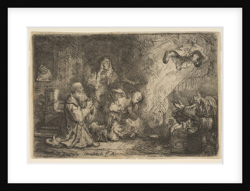 The Angel Departing from the Family of Tobias, 1641 by Unknown