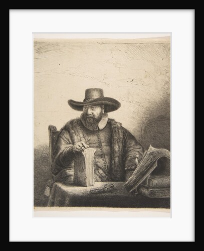 Cornelis Claesz Anslo, Preacher by Rembrandt Harmensz van Rijn