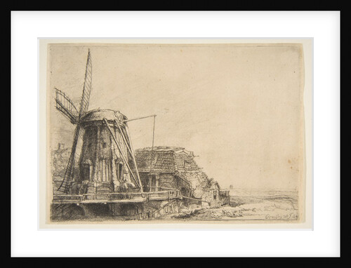 The Windmill, 1641 by Rembrandt Harmensz van Rijn
